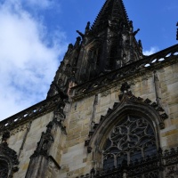 Imposant von außen und von innen: die Lambertikirche, Stadt- und Marktkirche in Münster. © Elisabeth Meuser