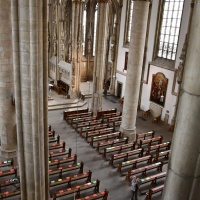 Blick ins Kirchenschiff der Lambertikirche. © Elisabeth Meuser