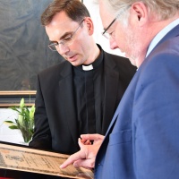 Mit Justitiar Stephan v. Spies. © Michael Baudisch