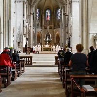 Gottesdienst mit Bischof Heinrich im St. Paulus-Dom. © Elisabeth Meuser
