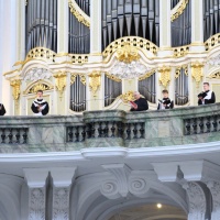 Musikalisch wurde der Gottesdienst von einer Schola der Dresdner Kapellknaben gestaltet. © Andreas Golinski