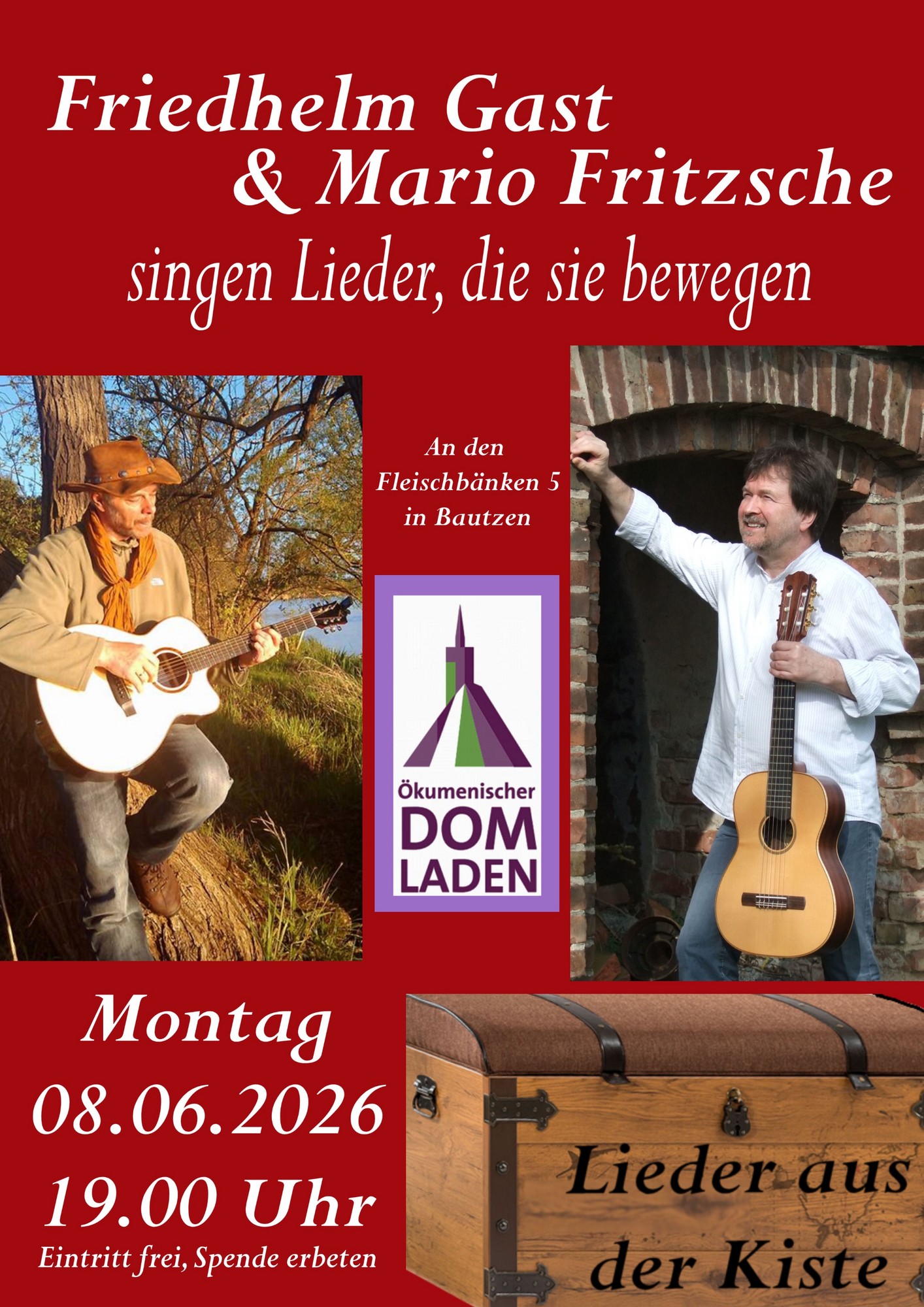Lieder aus der Kiste im Domladen Bautzen