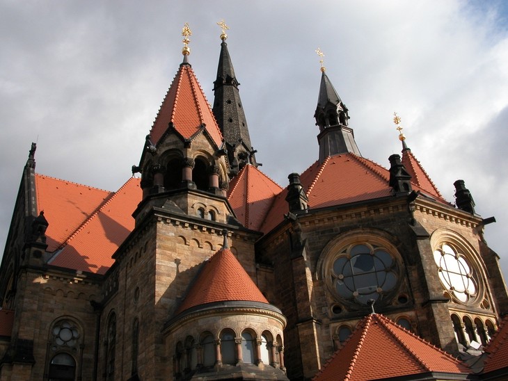 Die Pfarrkirche St. Martin in Dresden-Neustadt.