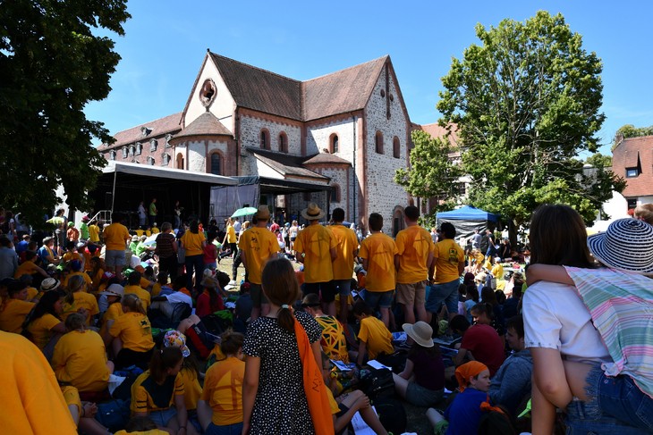 Bei der Kinderwallfahrt 2018 ins Kloster Wechselburg. © Michael Baudisch