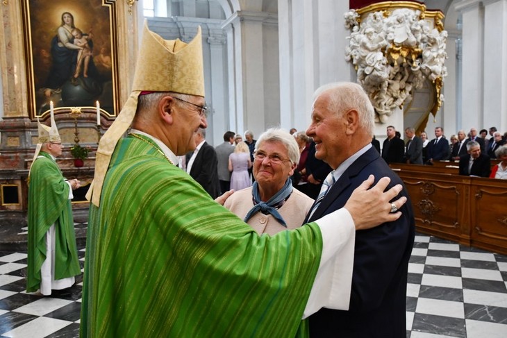 Bei der Segnung der Ehejubiläen 2019. © Michael Baudisch