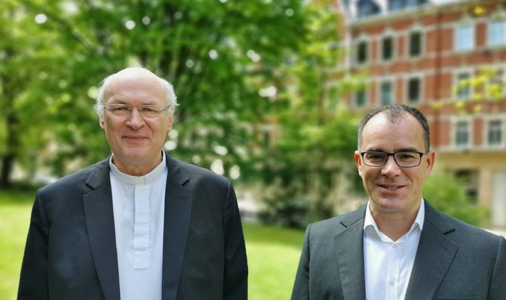 Treffen sich zwei Pröpste (v.l.n.r.): Clemens Rehor und Benno Schäffel. © privat