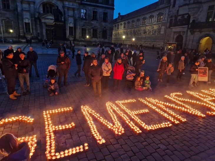 Damit setzte die Caritas ein Zeichen für eine gerechtere Welt und gegen Armut und soziale Ausgrenzung. © Antoinette Steinhäuser/ Andreas Schuppert