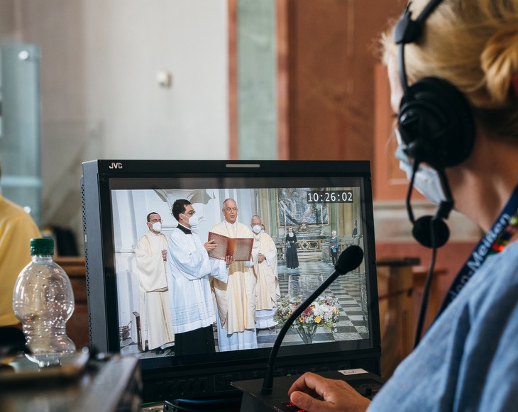 Livestream-Übertragung aus Dresden. © Felix Adler / Thomas Victor