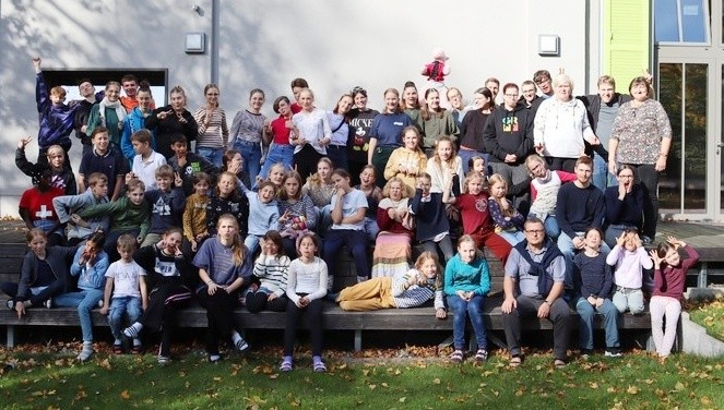 Spaß und gute Laune erlebten 70 Jungen und Mädchen in den Herbstferien als Bistumskinderchor. © privat