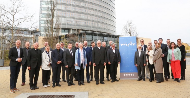 Beim Treffen der Kirchenvertreter mit den MDR-Verantwortlichen. © MDR/Daniela Höhn