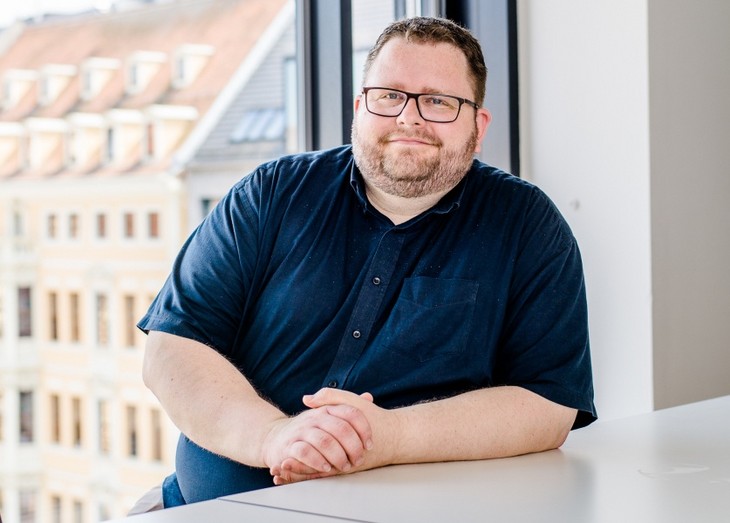 Daniel Heinze aus Leipzig, katholischer Kirchenredakteur in den Programmen der PSR-Sendergruppe, wurde zu einem der Sprecher gewählt. © Andreas Gäbler