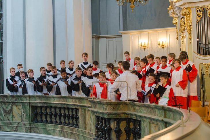 Die Dresdner Kapellknaben unter Leitung von Christian Bonath. © Andreas Gäbler