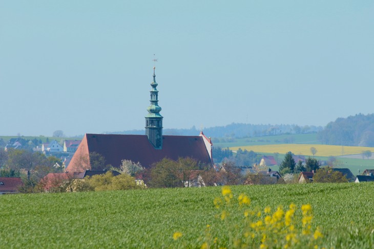 Blilck auf das Kloster St. Marienstern in der sorbischen Oberlausitz. © Sr. Cora