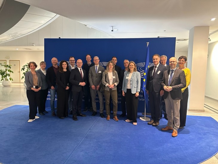 Die Delegation in Brüssel. © D. Pscheida-Überreiter