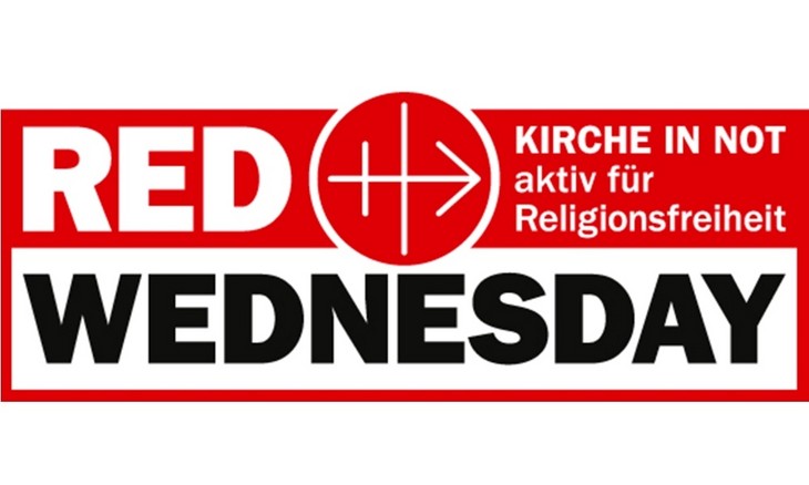 Das Logo des „Red Wednesday“. © Kirche in Not